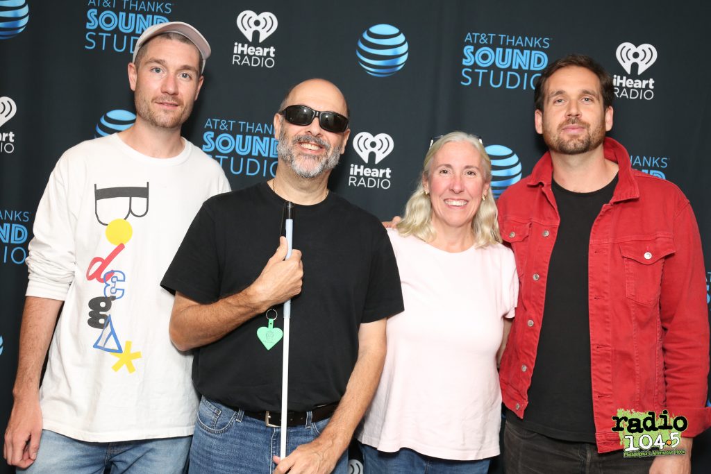 Elizabeth and David with Dan and Will from Bastille